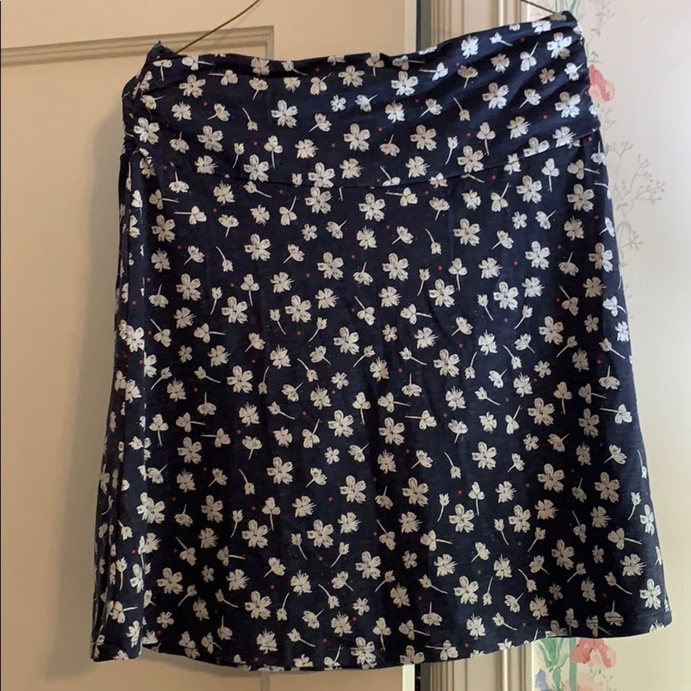 Toad and Co. Samba Skirt - True Navy Blossoms